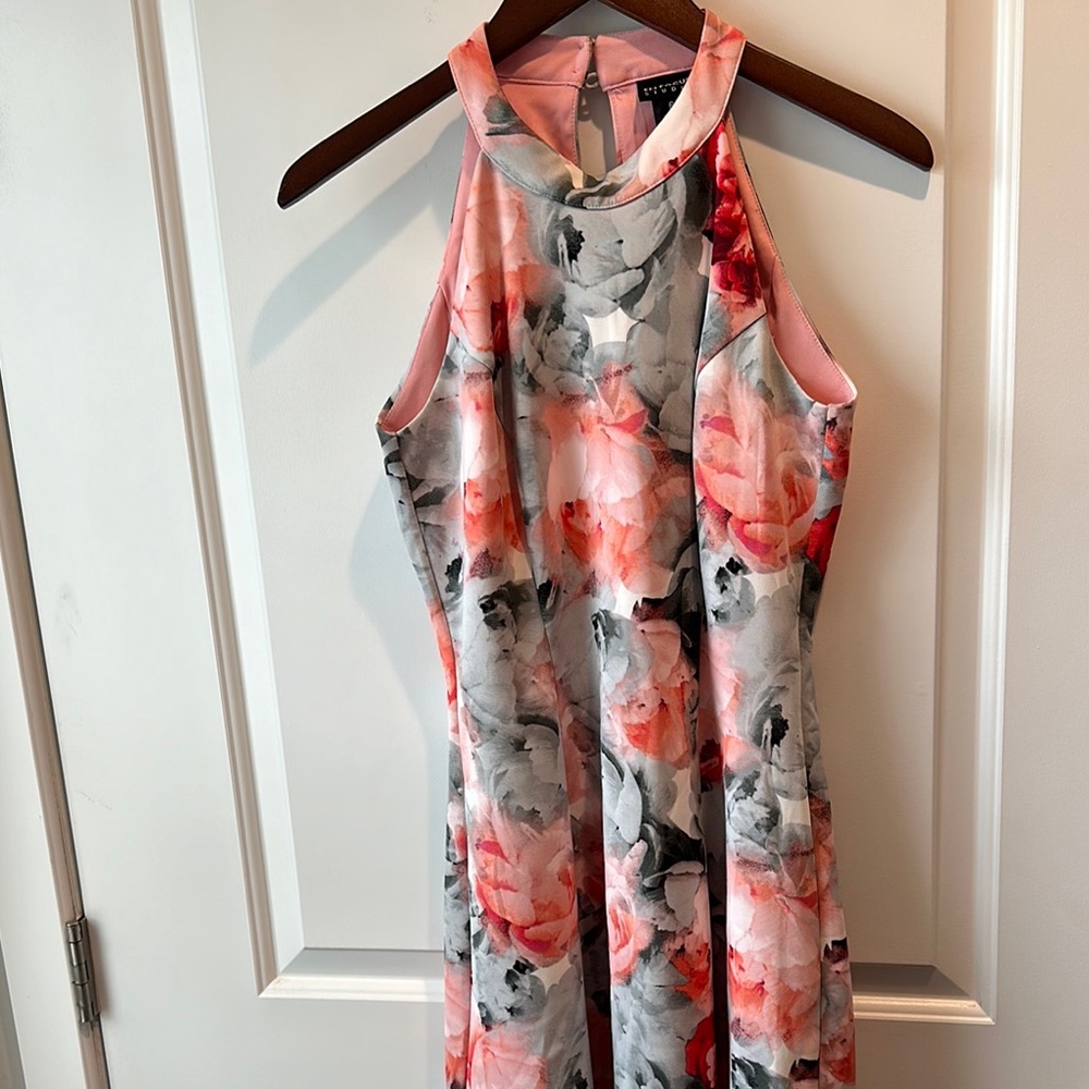Floral Halter midi Dress